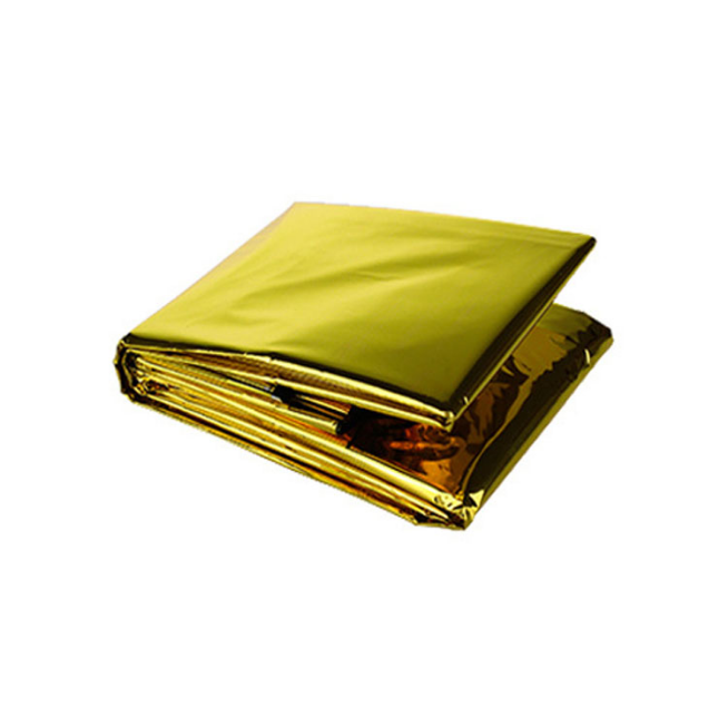 MANTA TERMICA SUPERVIVENCIA 130 X 210 CM GOLD