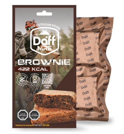 RACIÓN DAFF BROWNIE POUCH 120 GRS