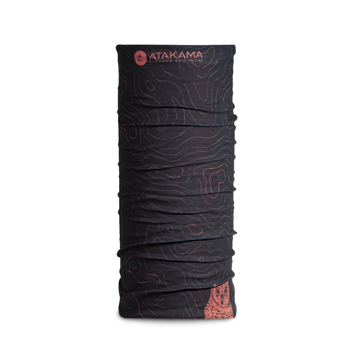 BANDANA ATAKAMA PALENA PRINT TUCÚQUERE NEGRO
