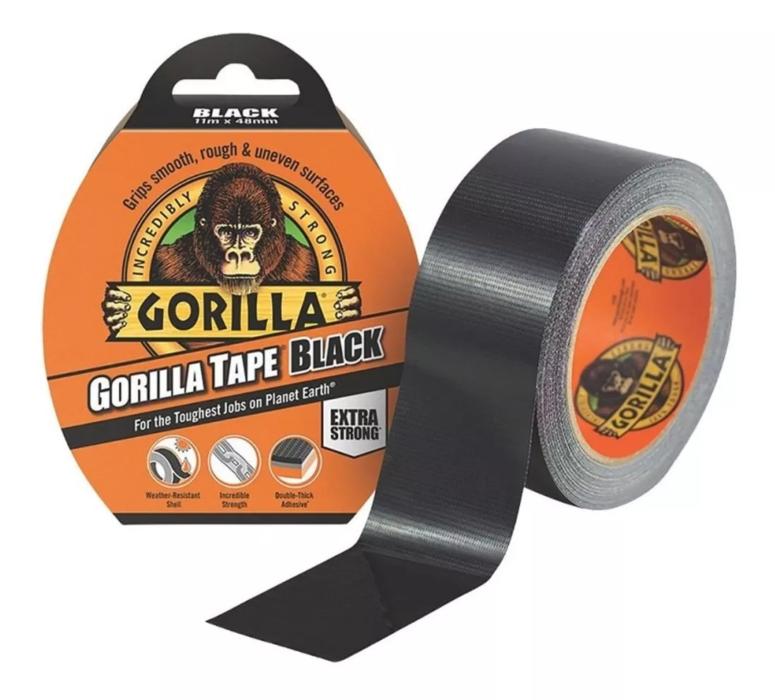CINTA GORILLA TAPE NEGRA | 11 MTS