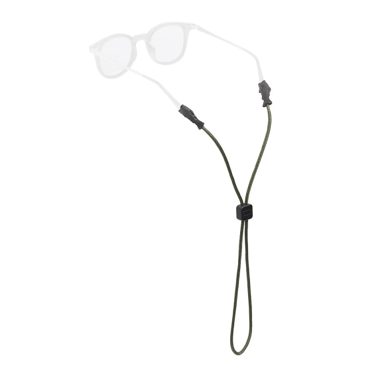 STRAP ANTEOJOS CHUMS FISH TIP 3MM VERDE MUSGO