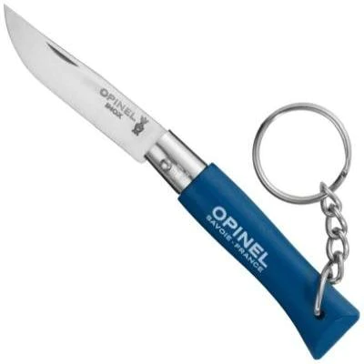 OPINEL INOX LLAVERO N°4 AZUL
