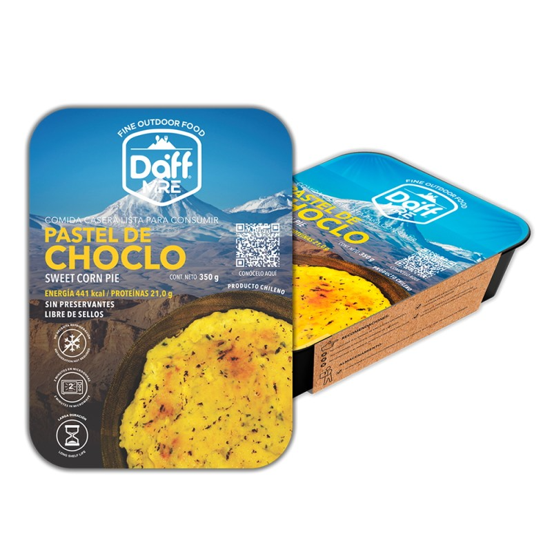 RACIÓN OUTDOOR DAFF PASTEL DE CHOCLO 350 GRS